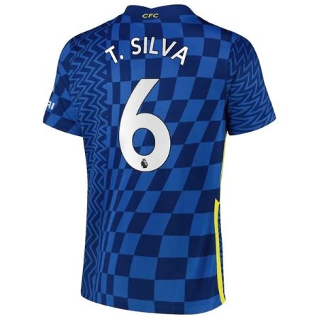 Camisolas de Futebol Chelsea T.Silva 6 Principal 2021 2022